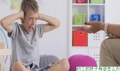 初三的孩子叛逆怎么办
