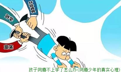 孩子网瘾不上学了怎么办(网瘾少年的真实心理)