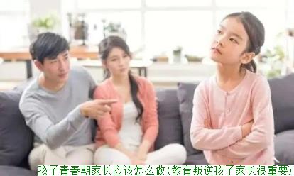 孩子青春期家长应该怎么做(教育叛逆孩子家长很重要)