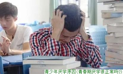 青少年厌学原因(青春期厌学很正常吗?)